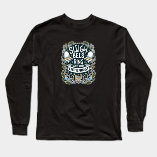 Sleigh Bells, Festive Melody Long Sleeve T-Shirt